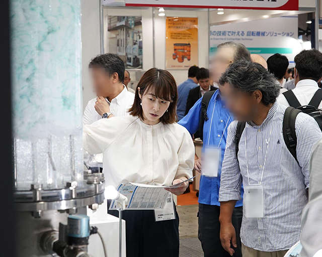 住友重機械プロセス機器様 出展の様子